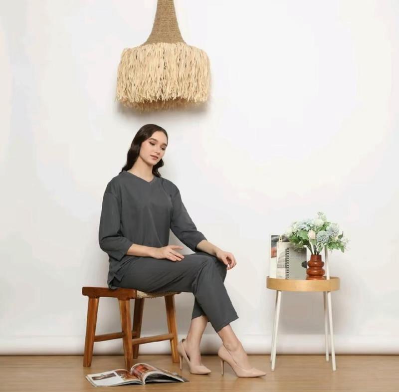 SETELAN KNIT HARGA SATUAN Model STANDAR SAMA PANJANG BUKAN PINGUIN 3