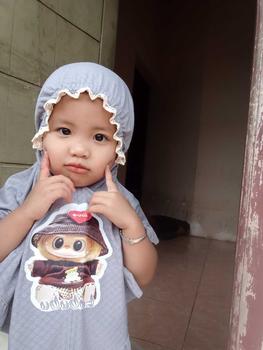 Product Review of HIJAB ANAK L4BUBU QIRANI DAHI KERUT RENDA (3-8THN) ORI DE.AL from m**1 0