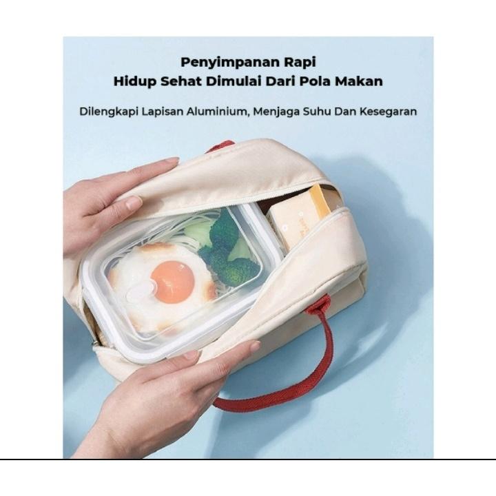 New Tas Bekal Makan Anak Sekolah Anti Panas / Lunch Bag Alumunnium Foil [Anti Panas] 5
