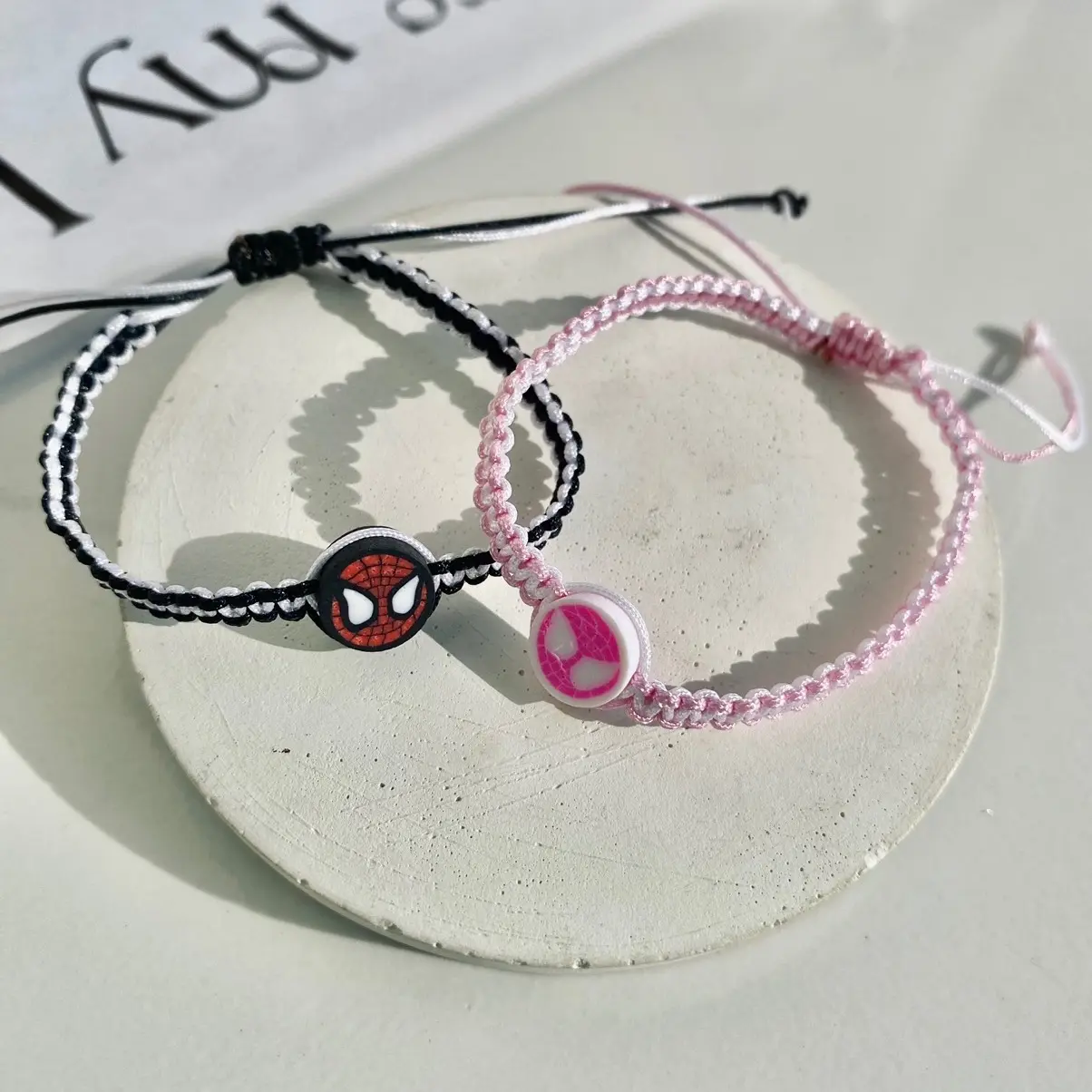 Gelang couple spiderman | gelang couple murah | gelang handmade couple original