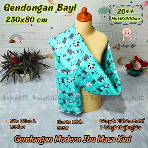 Cukin Gendongan Bayi Samping Motif Karakter Model Selendang Jarik Modern Bayi Baru lahir Balita 230x80 cm Bahan Kain Mikro Halus Kuat hingga 30kg Gendongan Bayi Modern Cocok untuk Ibu Muda