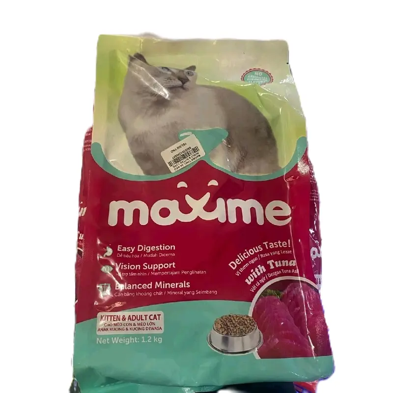 Maxime 1,2kg thức ăn hạt cho mèo lớn và mèo nhỏ 0