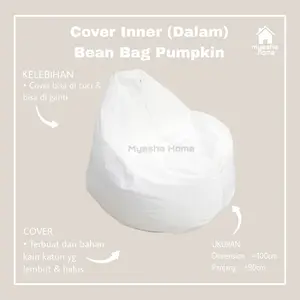 Cover Inner Bean Bag Pumpkin / Sarung Dalam Bean Bag Duduk (TIDAK TERMASUK ISI)