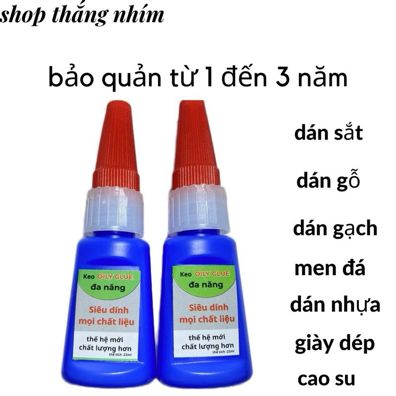  Combo 2 lọ keo OILY GLUE đa năng gấp 50 lần keo 502 