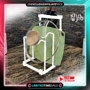 [EXCLUSIVE CREATOR] JIB Multifunction Knife Holder / Tempat Pisau Besi Multifungsi / Rak Pisau Gunting Tutup Panci Talenan Anti Karat Dapur