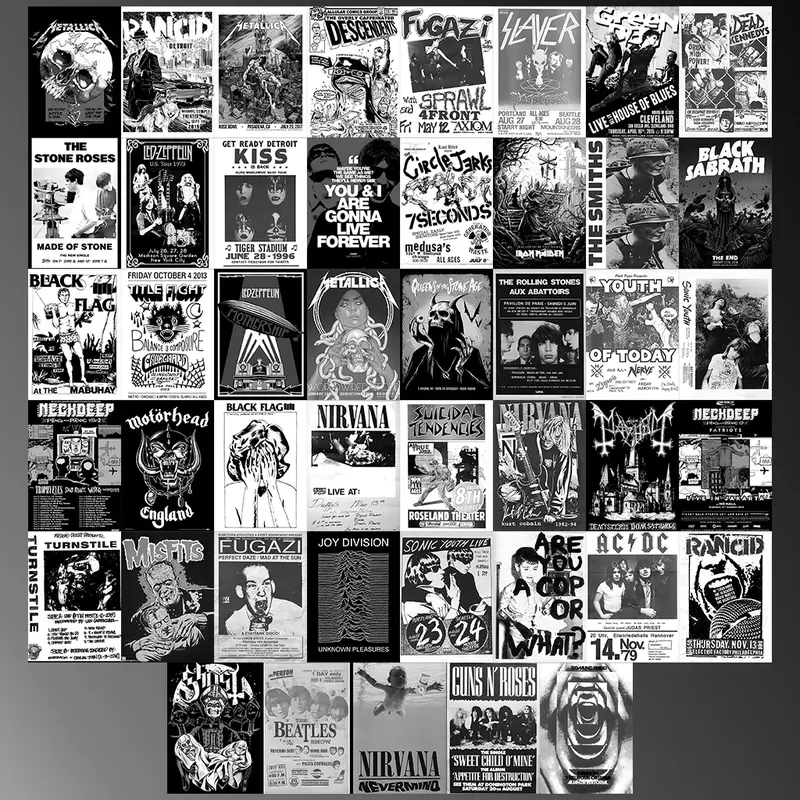 POSTER BAND ISI 45 UKURAN A6 4