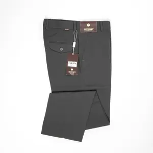 Celana Formal Celana Kerja Panjang Reguler Ploy Salur Abu