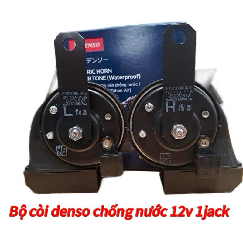 Denso Còi Sên Chống Nước 12V 4.5A 110Db - Bộ 2 Còi Ô Tô Chất Lượng Cao Dành Cho Xe Ô Tô Tú Vy Phụ Kiện