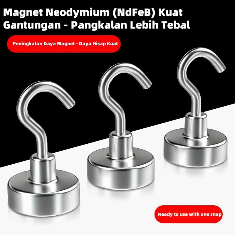 Product Introduction of Gantungan Magnet Tanpa Bor, Magnet Kuat untuk Penggunaan Rumah, Gantungan Perekat Kuat, Kapasitas Beban Berat, Ukuran Besar, Gantungan Magnet Kulkas Dapur 2