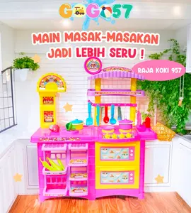 RAJA KOKI 957 MAINAN ANAK MASAK MASAKAN KITCHEN SET JUMBO ADA LAGU + SUARA MASAK