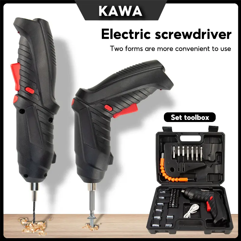 Cordless Hand Drill Set Electric Drill bits Battery Electric Screwdriver bateri Power Tools mesin Box Grip 47pcs high-power Cordless Battery Drill Electric hikoki  hammer impact  drill