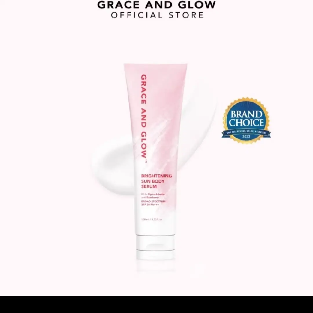 GRACE AND GLOW BRIGHTENING sun lotion body serum SPF30+++