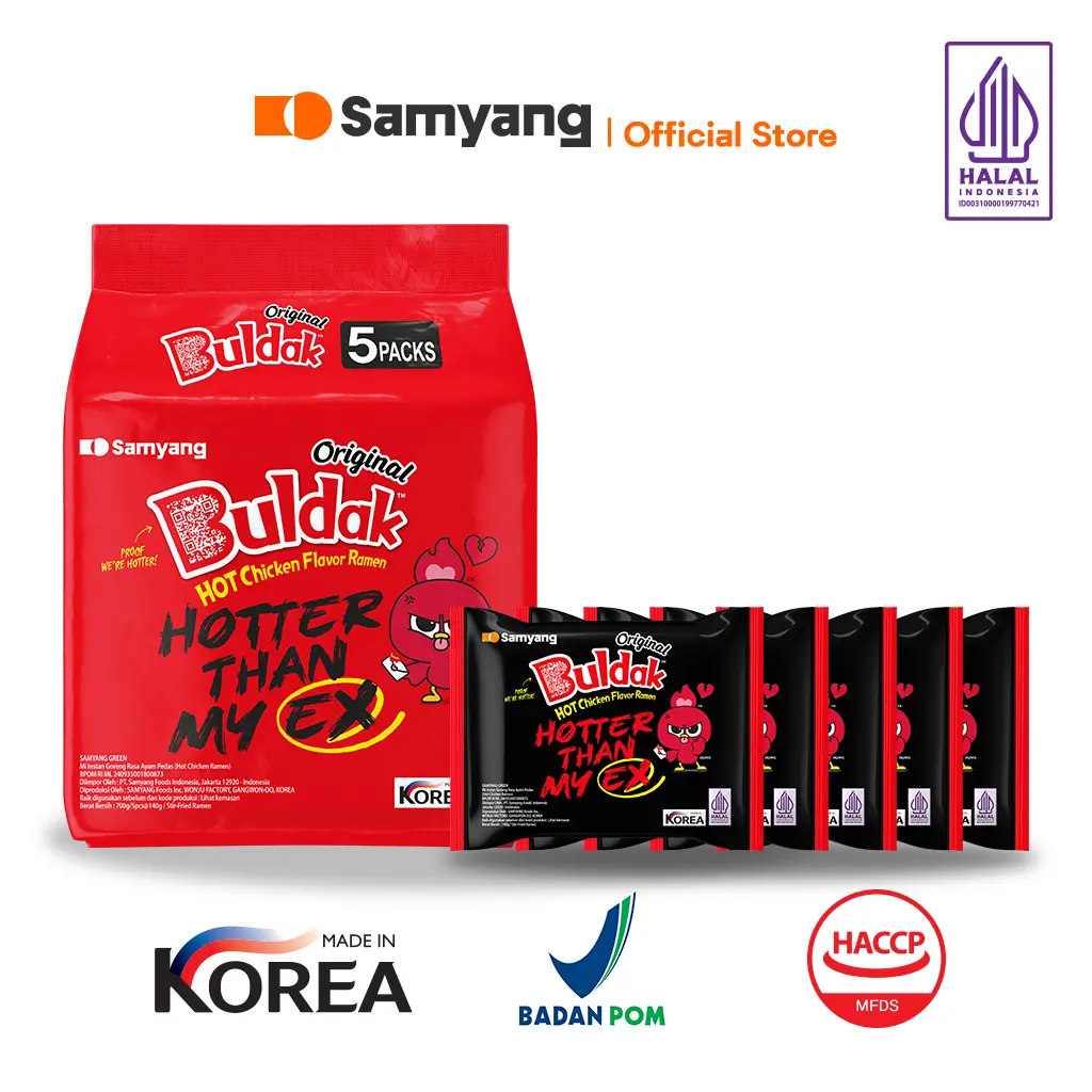 [LIMITED EDITION_HOTTER THAN MY EX] (Multi) Samyang Hot Chicken Ramen