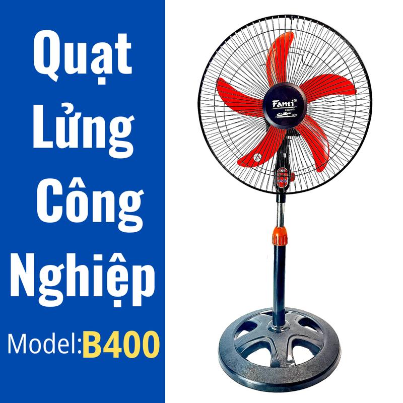 Quạt Lửng Công Nghiệp B400 Fanti - Cao 1M - Công Suất 43W - Cánh 40CM.