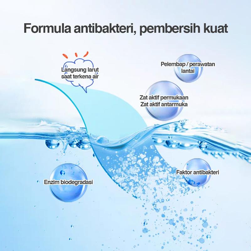 ZOLELE CS101 Tablet Pembersih Lantai Sabun Pel lantai Pewangi Serbaguna Multi-efek Kertas Tablet Cairan