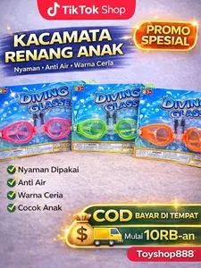 AQUATIC SG01 KACAMATA RENANG ANAK DEWASA FREE TUTUPAN TELINGA KACAMATA RENANG WARNA CERAH KACAMATA