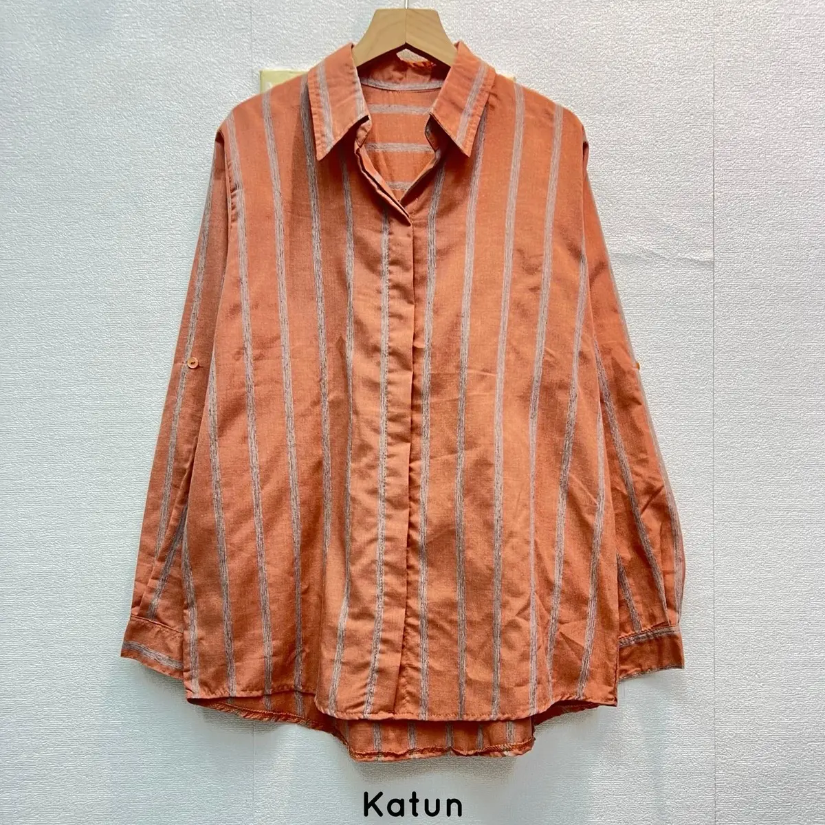 Atasan wanita Kemeja Salur