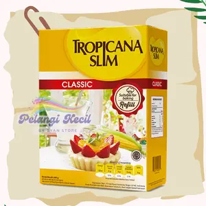 Tropicana Slim Sweetener Classic Refill - Gula Rendah Kalori 250gr - Sugar, Food