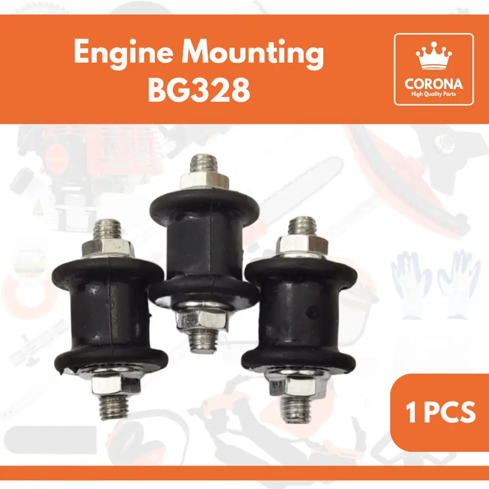 Engine Mounting BG 328 Mesin Potong Rumput 2tak Karet Kaki Dudukan Body Bodi 318 338 FR3001 FR3000