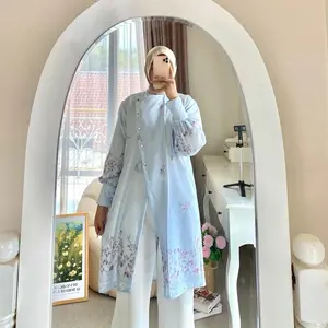 Raya Tunik Motif Wanita Bahan Lembut Dan Nyaman Untuk Dipakai Sehari-hari