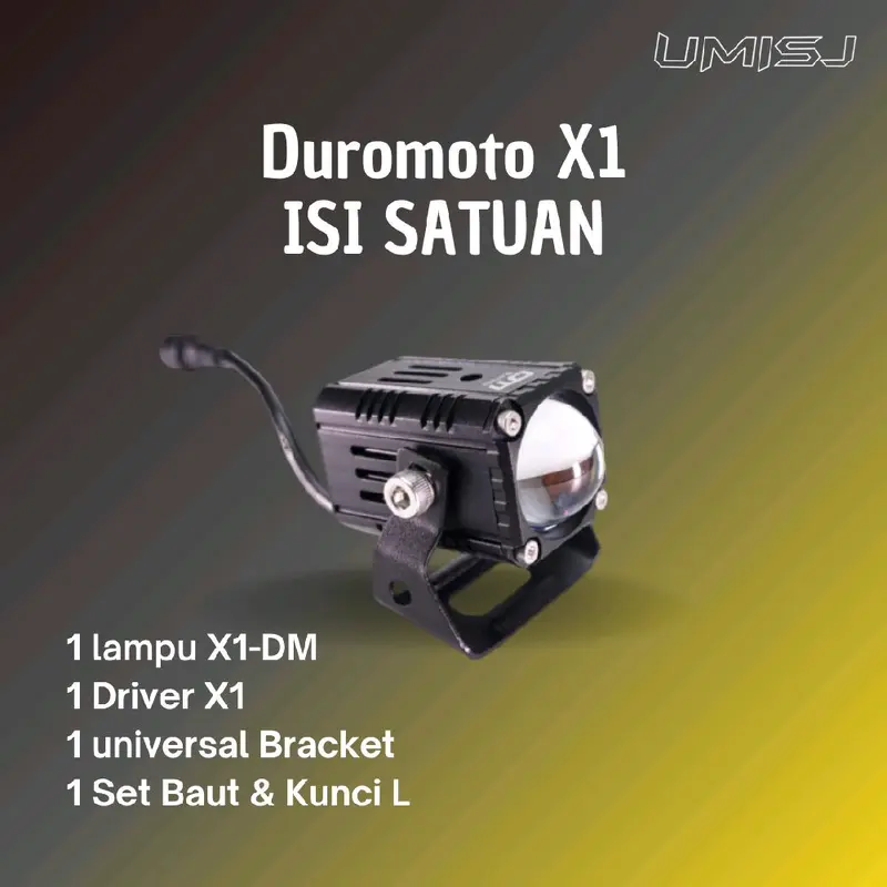 Duromoto X1 Lampu Tembak Sorot 20W 1