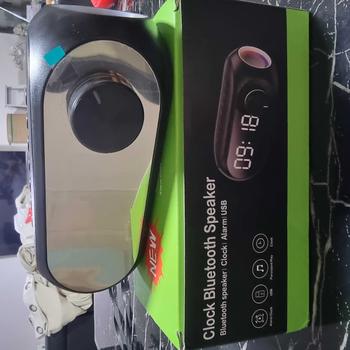 Product Review of Wireless Bluetooth Speaker HD LED Display Multifunction Stereo Bass Speakers Alarm Clock FM Radio TF Card Aux Music Playback from Z**Y 0