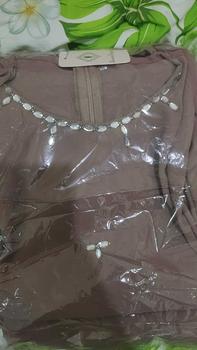 Product Review of Faiza Dress Gamis Malaysian Look Ceruty Babydoll Variasi Payet Dress Melayu Kurung Polos Premium Modern from A**a 1