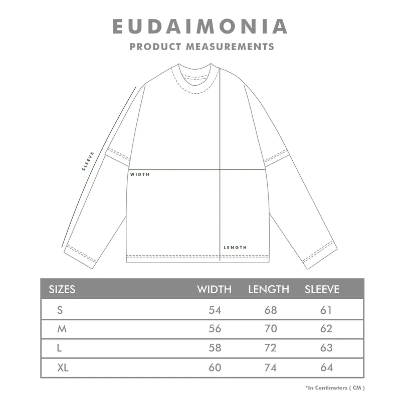 Eudaimonia - Double Layer Tee Print Star Eu Black Cotton Combed 24s 4