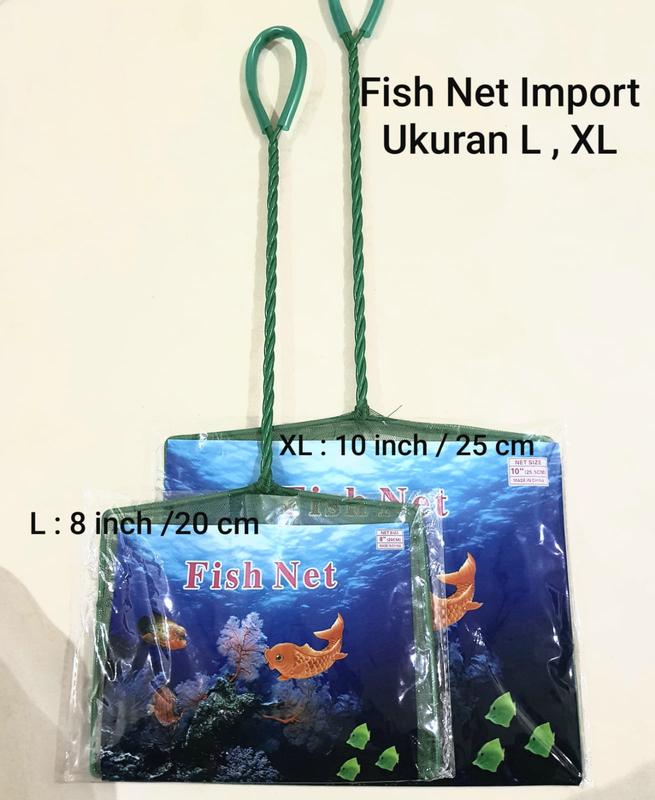 Serokan ikan 8 inch / Fish Net Import 20 cm / Jaring seser saringan ...