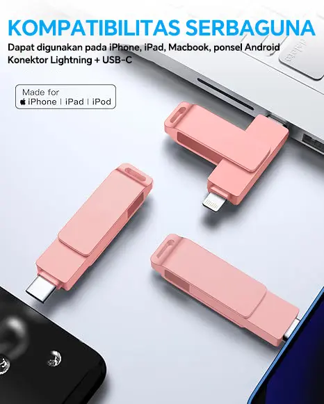 TYPE-C Flashdisk USB 128gb Kecepatan Tinggi, Driver Flash Logam USB 256gb 512gb 1tb 2tb, USB Flash Drive Untuk IOS/ Android Dan Perangkat Lainnya 2