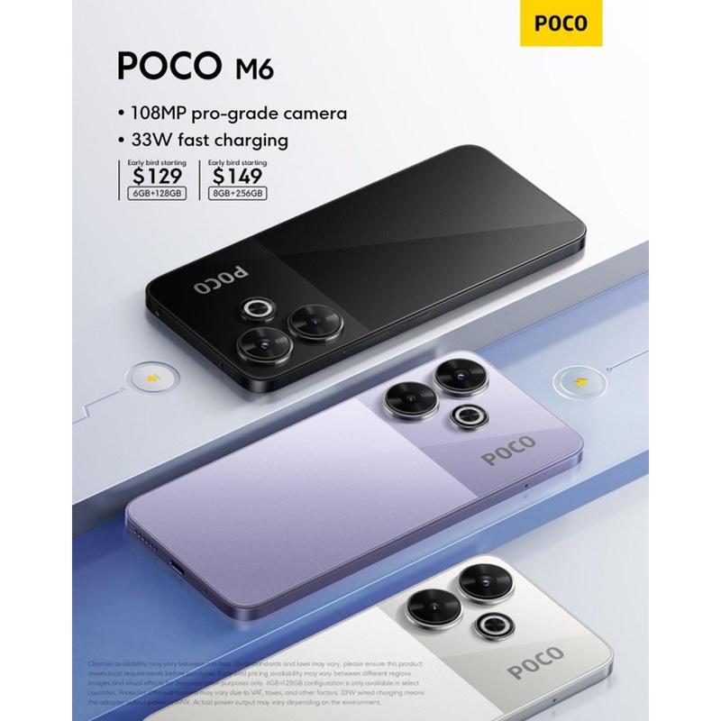 (Giá Cực Sốc) Ưu Đãi KHủng Hàng Công Ty Siêu Phẩm POCO M6_ 8GB/256GB Điện Thoại mới 100%