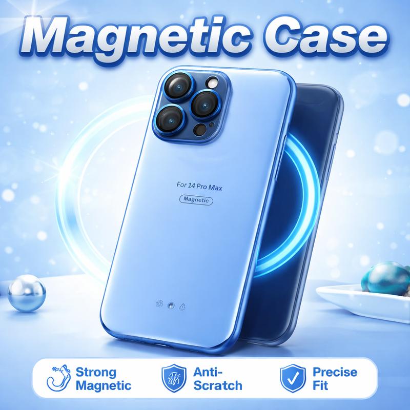 Ốp Lưng Nhám Magnetic Dành Cho Táo Từ 7 Plus - 15 Promax