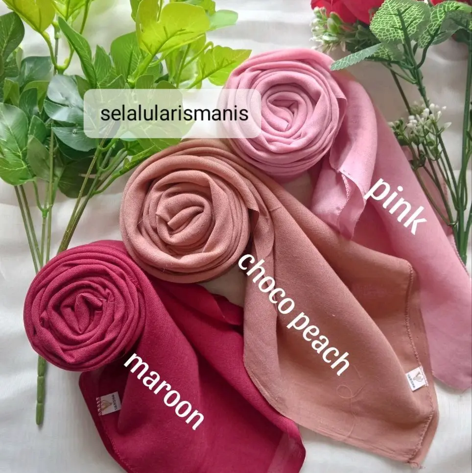 AS Paris Jadul Hijab Segi Empat I Hijab Paris Jadul
