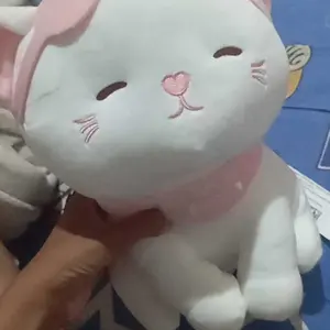 MINISO Boneka Lucu Kucing Boneka Lembut Mainan Mewah Kucing dengan Penutup Mata Kado Anak Plush Toy Dolls