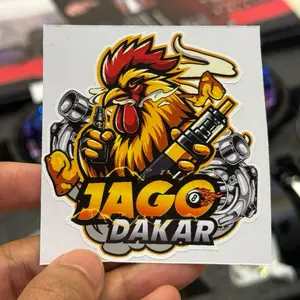 Stiker Jago Dakar Murah Meriah Cocok Buat Anak Anak dapat 5 Stiker