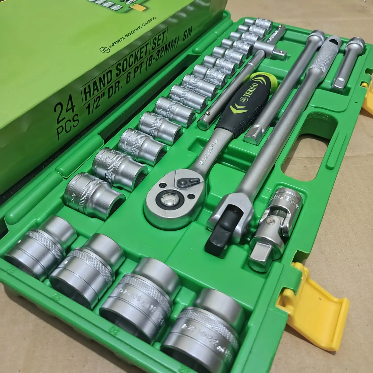 Kunci Sok Set 6 Pt Isi 24 Pcs 8 - 32Mm Tekiro Spt Multipurpose Combination Socket Wrench Set
