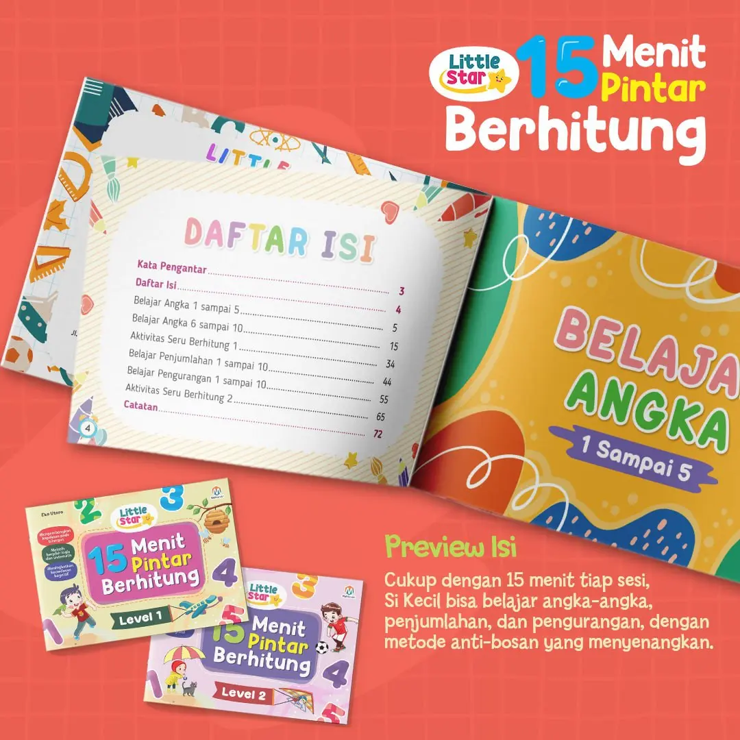 LITTLE STAR 15 MENIT PINTAR BERHITUNG - VISI MANDIRI