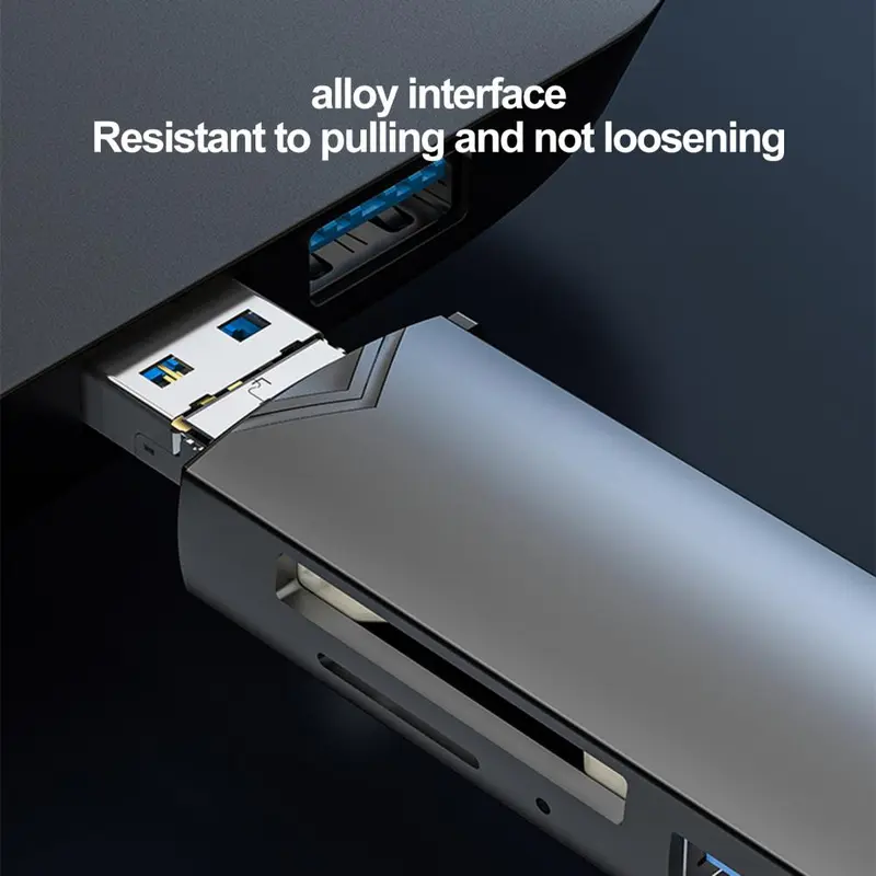 ZXX Card Reader 6in1 Type C USB 3.0 OTG MicroSD - Z61 5