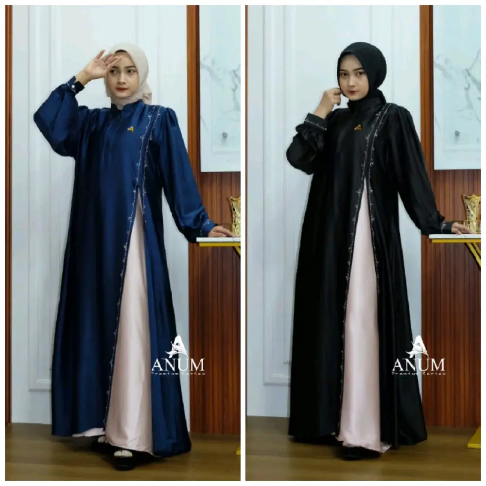 Luxury Khalissa Abaya Matt. Silky Adem Halus Lembut