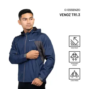 Respiro Venoz TR1.3 | Jaket Motor Anti Angin Hoodie Respiro - Windproof Sport