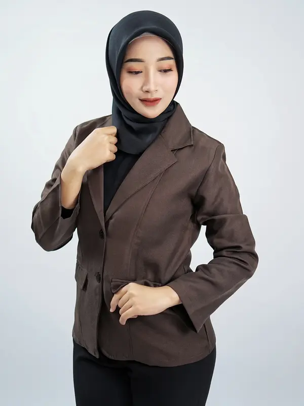 Blezer Kerja Wanita Blezer Wanita Formal Blazer Kantor Wanita Premium Atasan Jas Cewek Kantor Jumbo Premium Casual 3