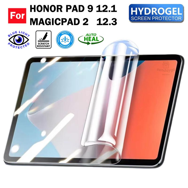 Product Introduction of For Honor Pad 9 12.1 | MagicPad 2 12.3 Matte Clear Anti Blue Hydrogel Tab Soft Tpu Film Screen Protector 0
