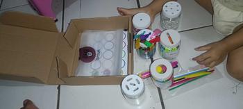 Product Review of Busy Jar 5 in 1 & 6 in 1 Mainan Edukasi Anak Montessori Montesori Motorik Sensori Sensorik Play Sensory Toys Toy 5in1 6in1 Edukatif Motoric Bayi Balita Pompom Push Stick Stacking Taggie Ribbon Jar Button Post Untuk 1 2 3 4 5 Tahun Murah Toples Permainan from A** 1