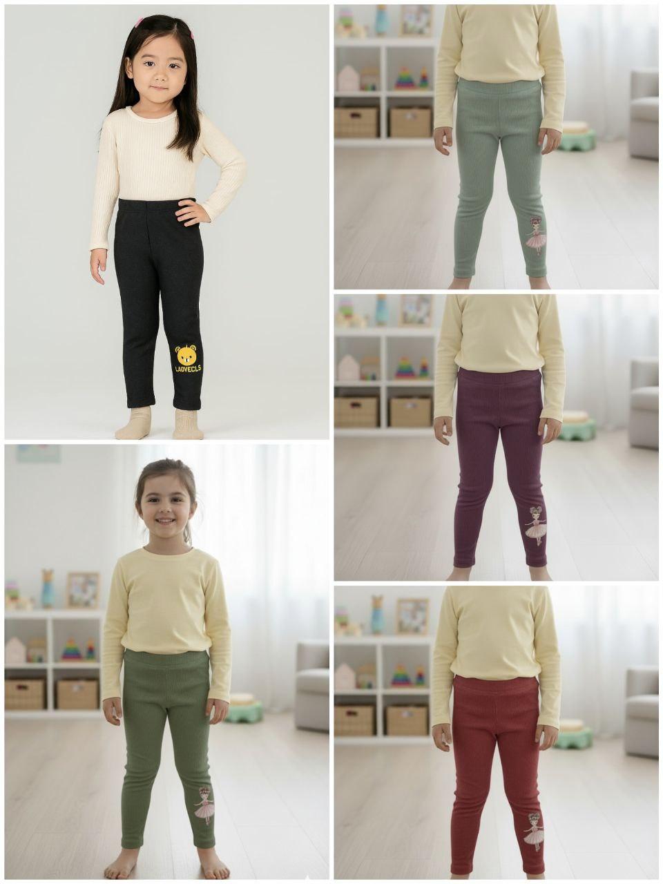 PAKET HEMAT ISI 5PCS LEGING MILANO ANAK || USIA 1-10THN Fashion