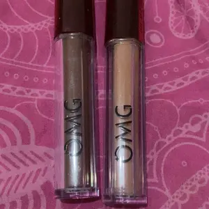 OMG Ombre Lipcream 2 pcs - Lip Cream Matte Lip Tint Lipstik Waterproof Kering Merah Liptint Liquid Kosmetik Gloss Lasting dengan Vitamin E & Jojoba Oil