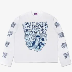 Long Sleeve Boxy Basic Fillingstreet Fellow White Kaos Lengan Panjang Original Fillingstreet Unisex