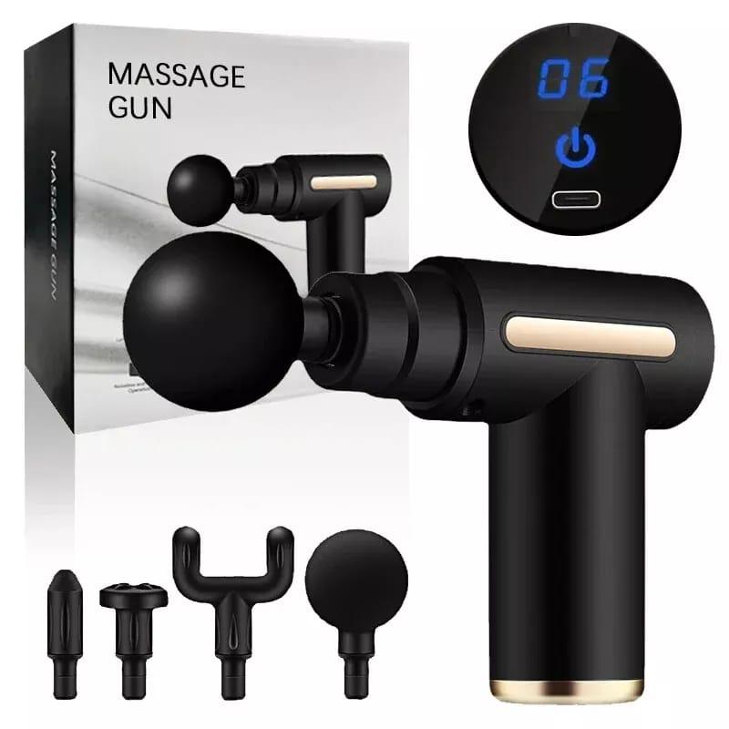 Furnifinesse Message Gun Digital dengan 6 Kecepatan dan 4 Attachment ...