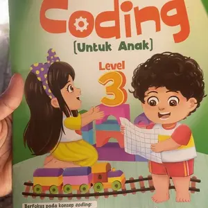 PAKET Buku Coding Anak TK PAUD – Bisa Belajar Tanpa Komputer (3 Buku) Edukasi