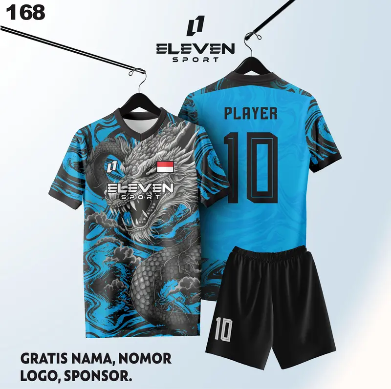 Jersey Futsal / Bola Custom Full Printing Bisa Satuan 168 2