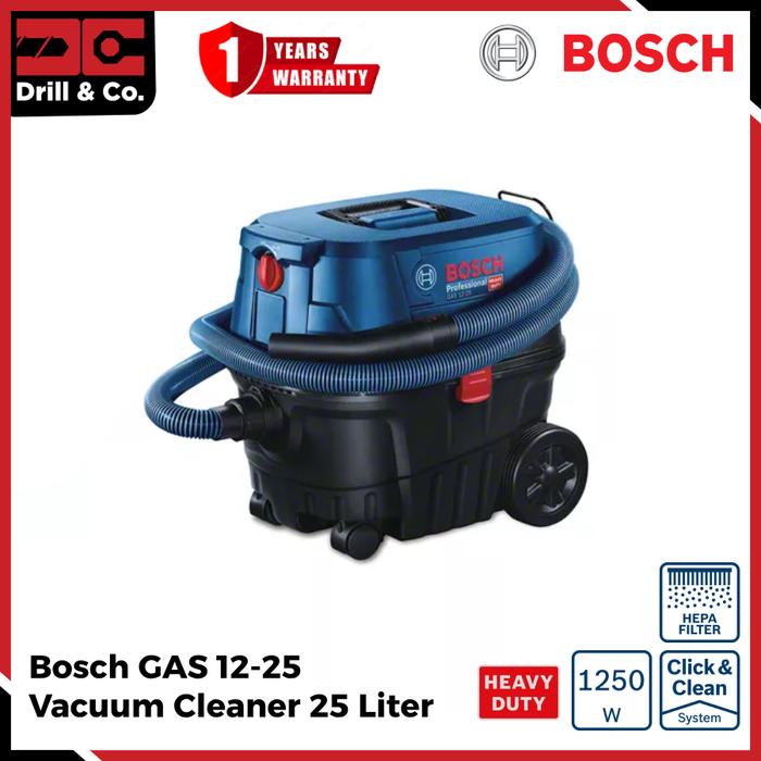 Gambar Bosch GAS 12-25 25L Heavy Duty Vacuum Cleaner / Mesin Penyedot Debu dari Drill&Co Kota Administrasi Jakarta Barat Tokopedia